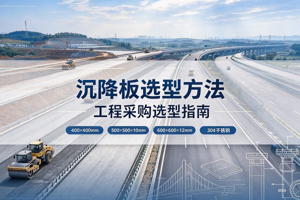 镇平沉降板选择方法