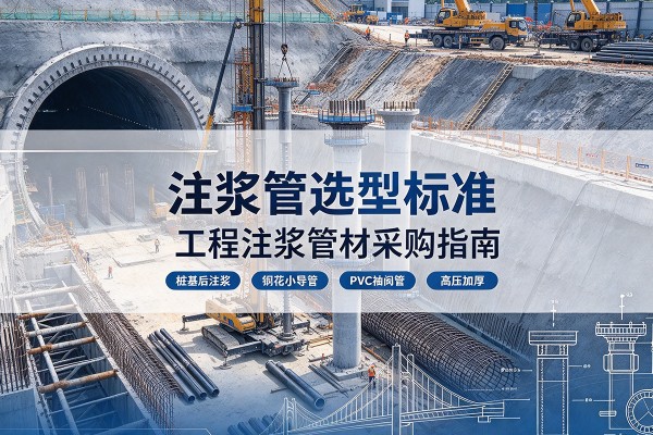 镇平注浆管选型标准