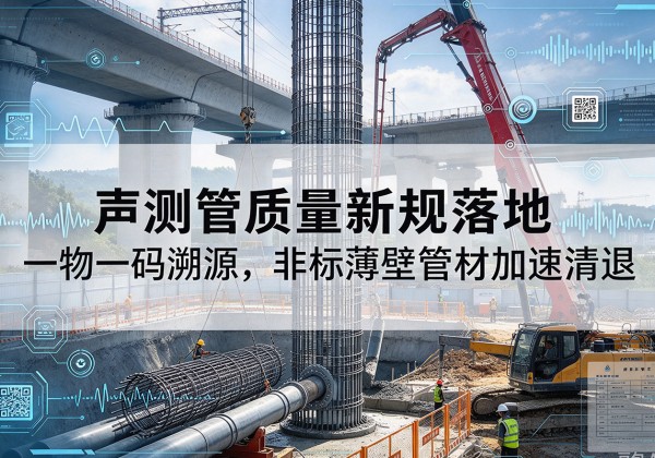 镇平声测管质量新规落地，一物一码溯源，非标薄壁管材加速清退