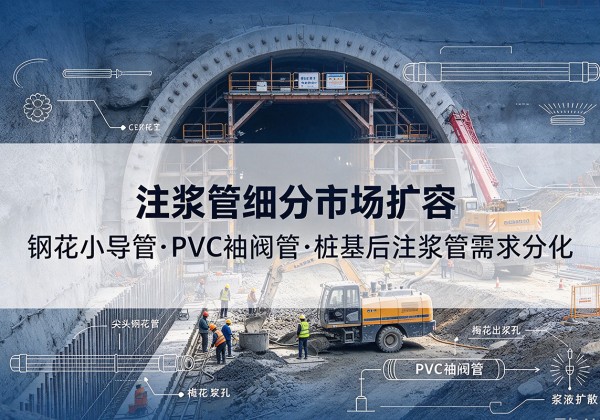 镇平注浆管细分市场扩容，隧道钢花小导管、PVC 袖阀管、桩基后注浆管需求分化