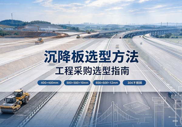镇平沉降板选择方法